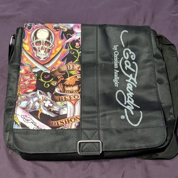 ed hardy messenger bag